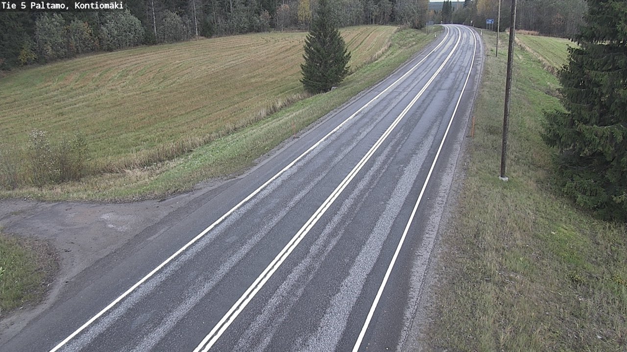 Weather Camera Image Road 5 Paltamo, Kontiomäki, Paltamo, Kainuu