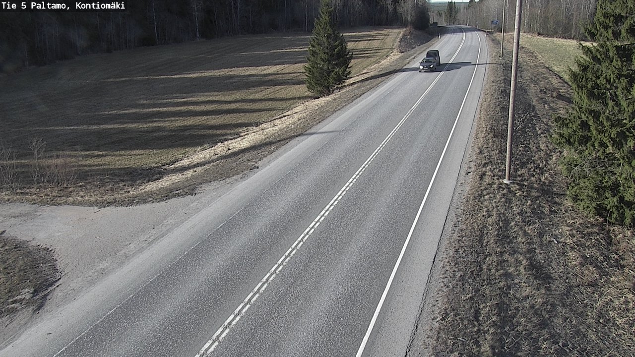 Weather Camera Image Road 5 Paltamo, Kontiomäki, Paltamo, Kainuu