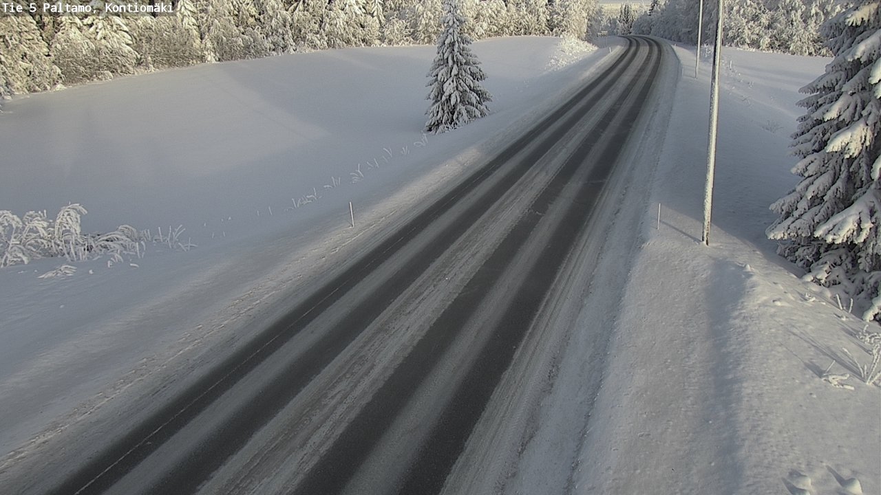 Weather Camera Image Väg 5 Paltamo, Kontiomäki, Paltamo, Kainuu