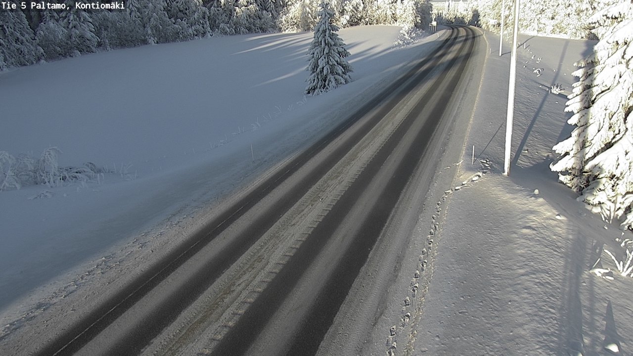 Weather Camera Image Väg 5 Paltamo, Kontiomäki, Paltamo, Kainuu