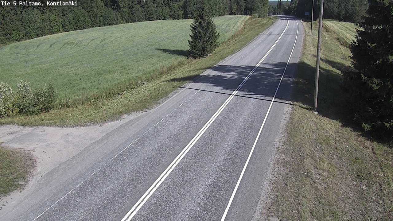 Kelikamerat Kuva Tie 5 Paltamo, Kontiomäki, Paltamo, Kainuu