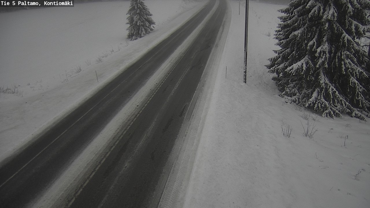 Weather Camera Image Road 5 Paltamo, Kontiomäki, Paltamo, Kainuu