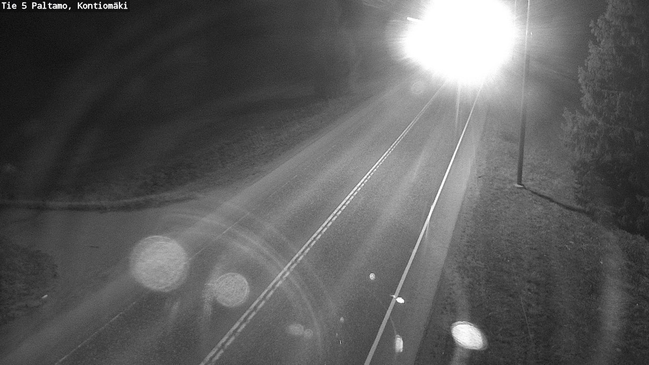 Weather Camera Image Road 5 Paltamo, Kontiomäki, Paltamo, Kainuu