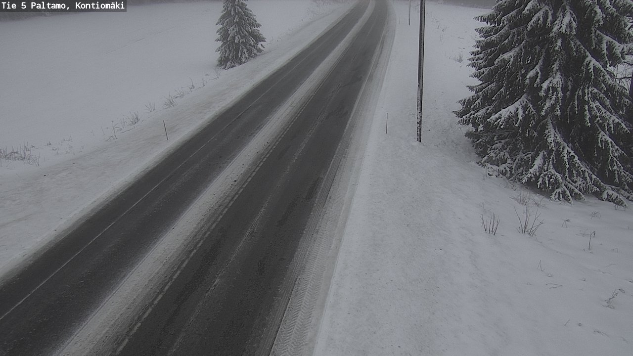 Weather Camera Image Road 5 Paltamo, Kontiomäki, Paltamo, Kainuu
