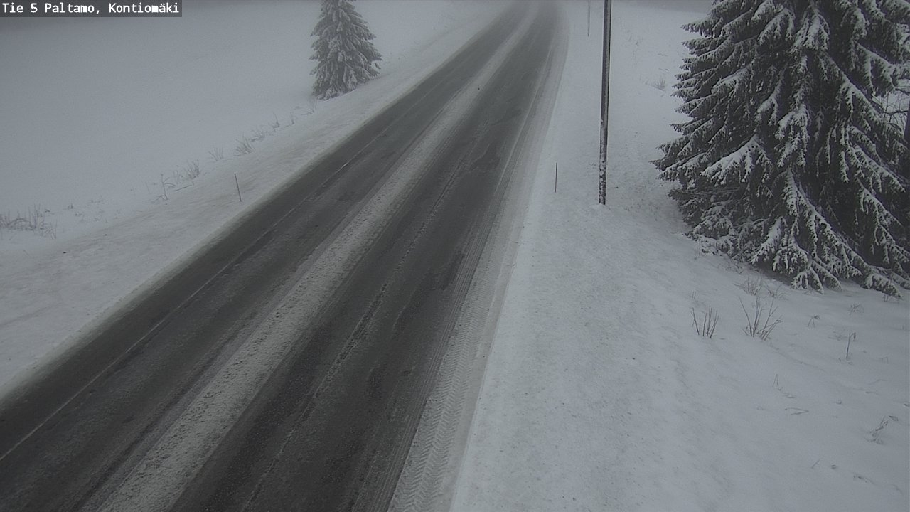 Weather Camera Image Road 5 Paltamo, Kontiomäki, Paltamo, Kainuu