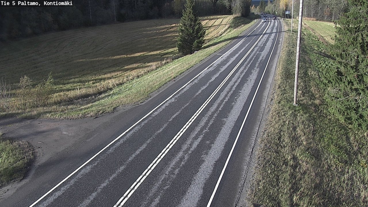 Weather Camera Image Road 5 Paltamo, Kontiomäki, Paltamo, Kainuu