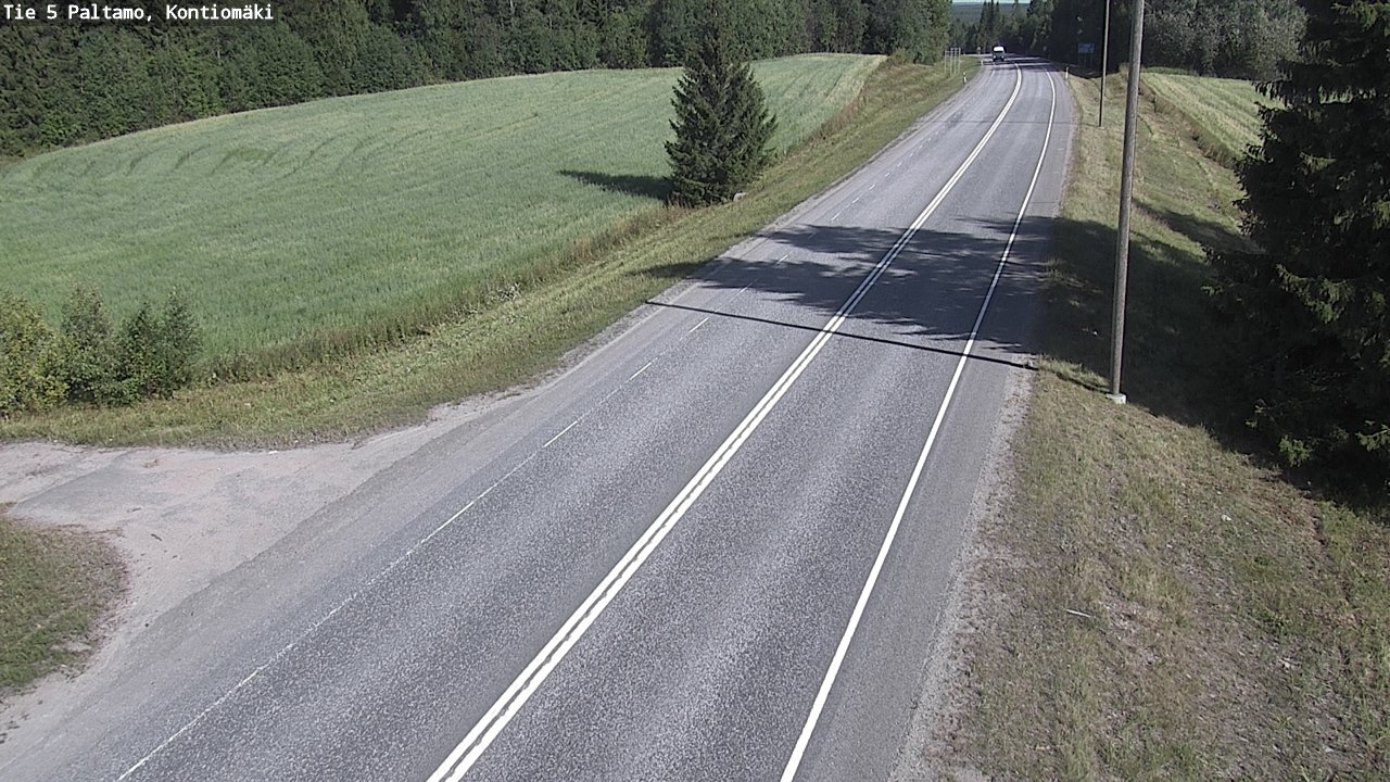 Kelikamerat Kuva Tie 5 Paltamo, Kontiomäki, Paltamo, Kainuu