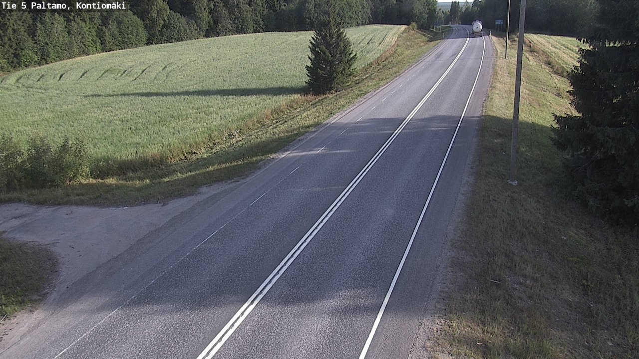 Weather Camera Image Road 5 Paltamo, Kontiomäki, Paltamo, Kainuu