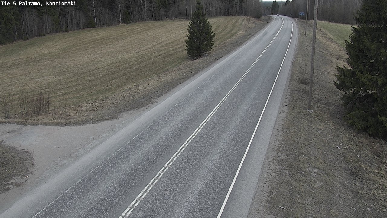 Weather Camera Image Road 5 Paltamo, Kontiomäki, Paltamo, Kainuu