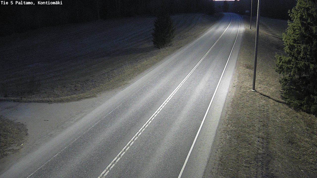 Weather Camera Image Road 5 Paltamo, Kontiomäki, Paltamo, Kainuu