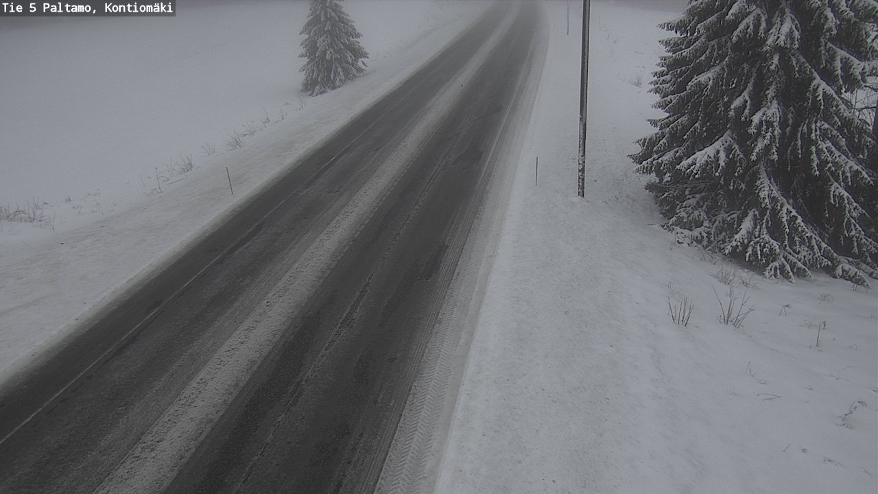 Weather Camera Image Road 5 Paltamo, Kontiomäki, Paltamo, Kainuu