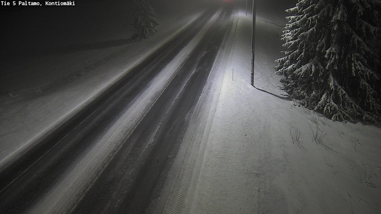 Weather Camera Image Road 5 Paltamo, Kontiomäki, Paltamo, Kainuu
