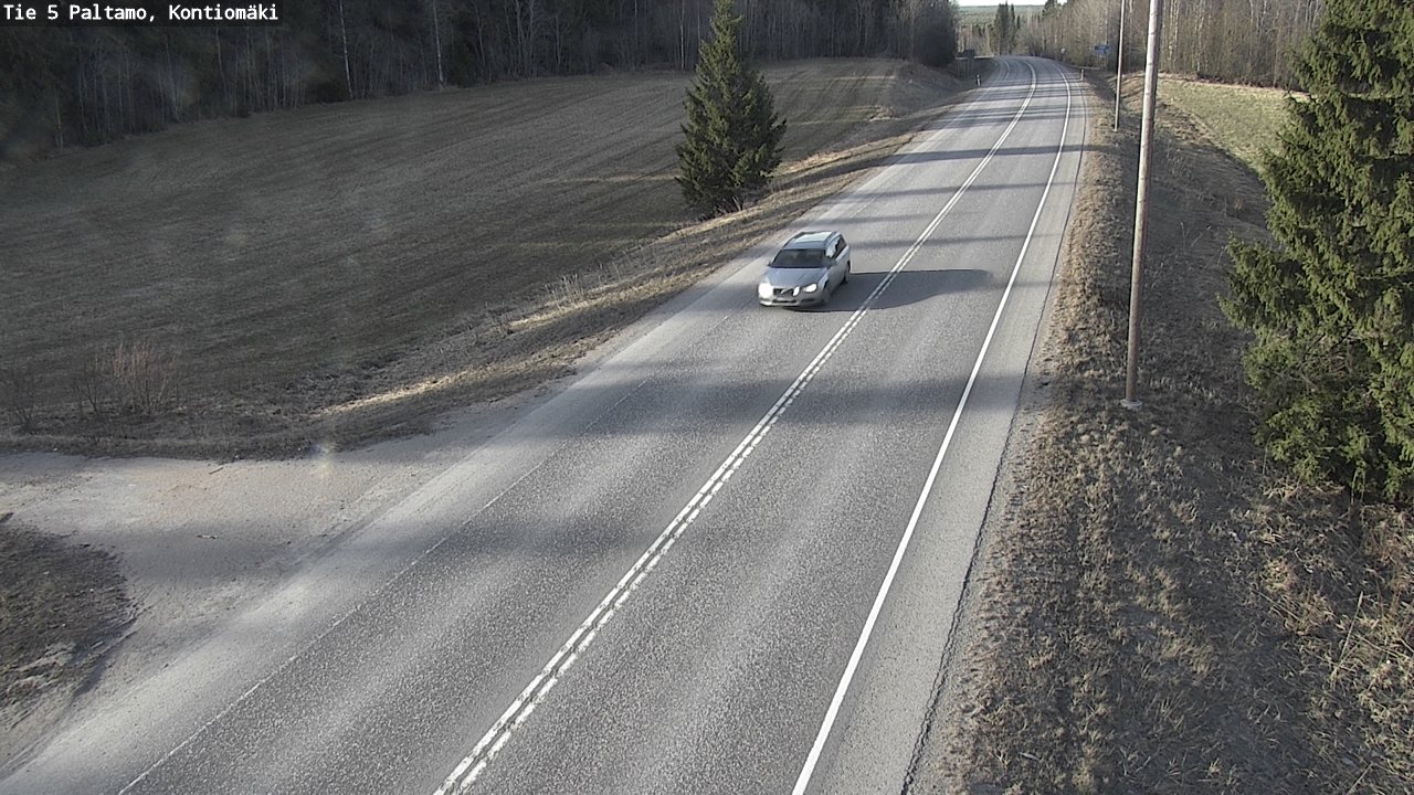 Weather Camera Image Road 5 Paltamo, Kontiomäki, Paltamo, Kainuu