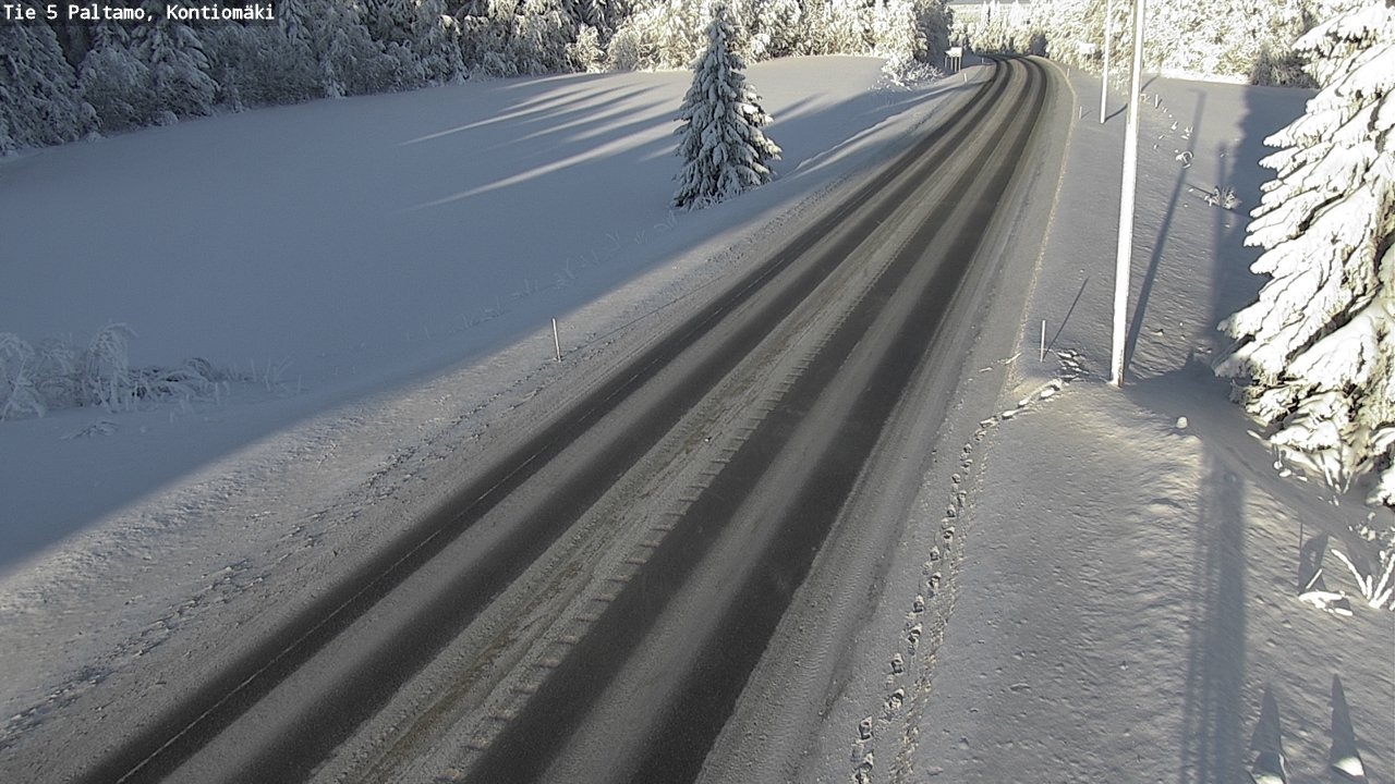 Weather Camera Image Väg 5 Paltamo, Kontiomäki, Paltamo, Kainuu