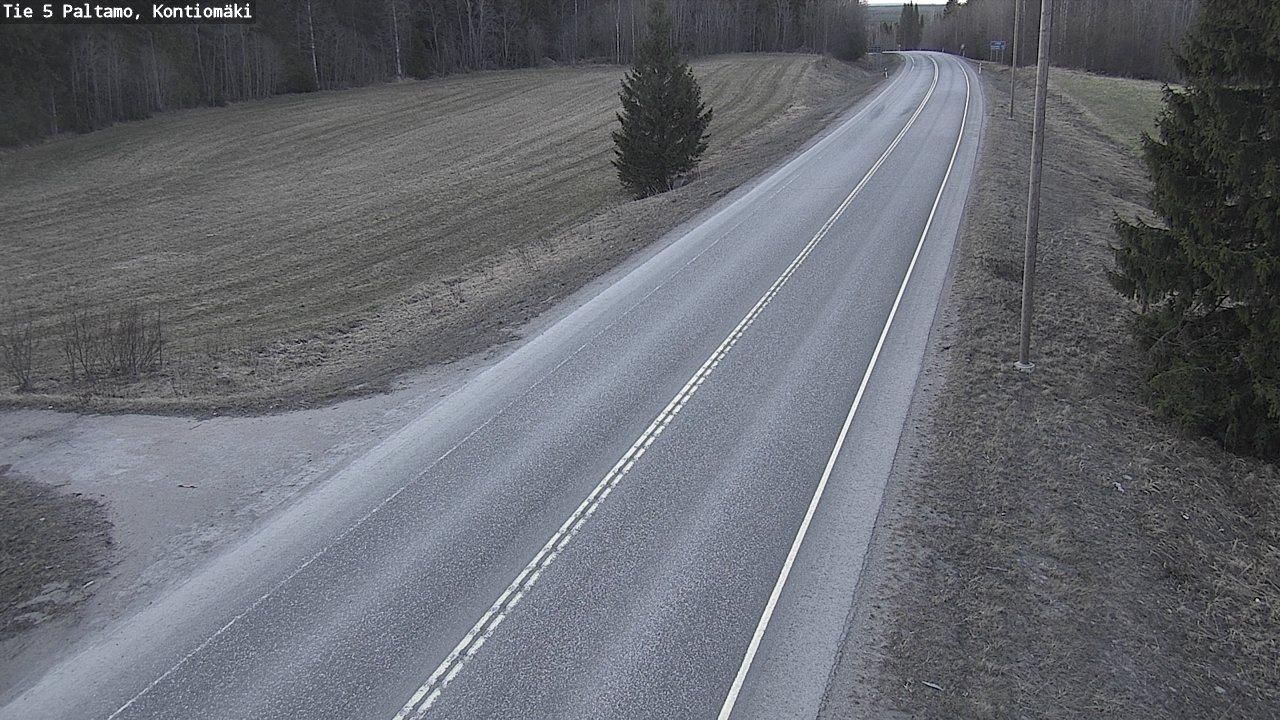 Weather Camera Image Road 5 Paltamo, Kontiomäki, Paltamo, Kainuu