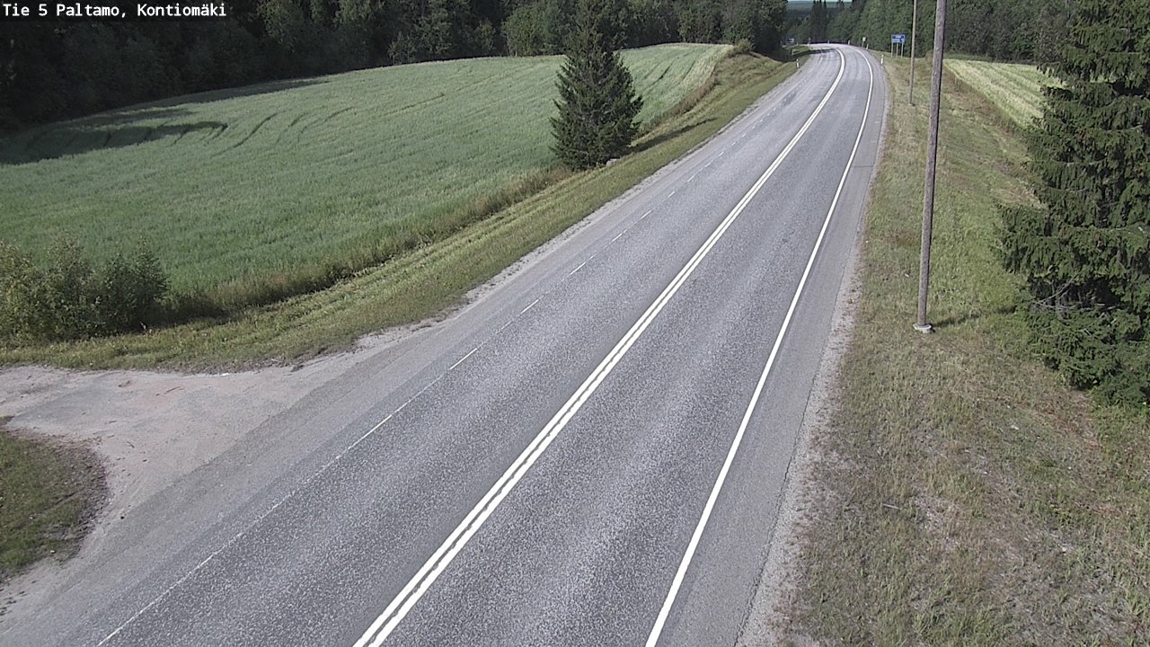 Kelikamerat Kuva Tie 5 Paltamo, Kontiomäki, Paltamo, Kainuu