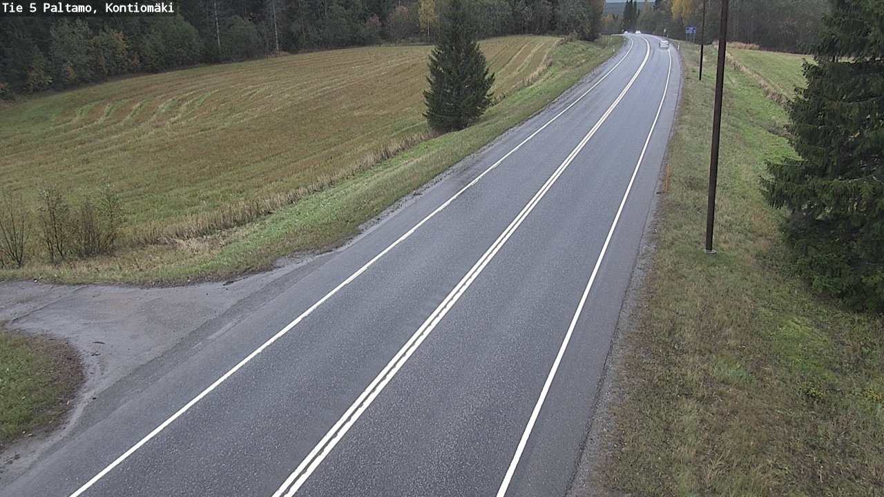 Weather Camera Image Road 5 Paltamo, Kontiomäki, Paltamo, Kainuu