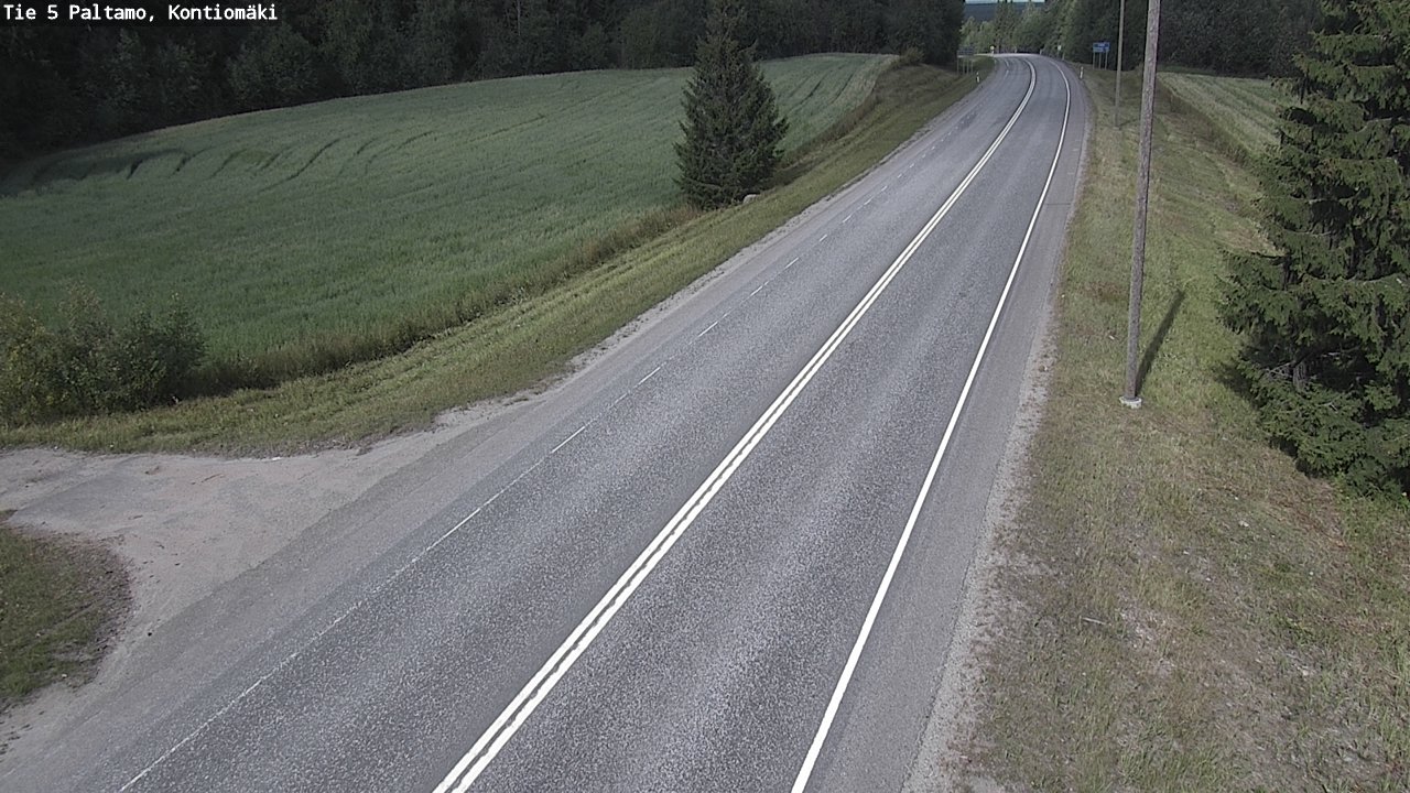 Kelikamerat Kuva Tie 5 Paltamo, Kontiomäki, Paltamo, Kainuu