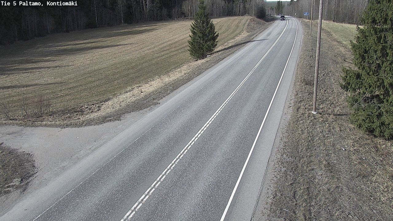 Weather Camera Image Road 5 Paltamo, Kontiomäki, Paltamo, Kainuu