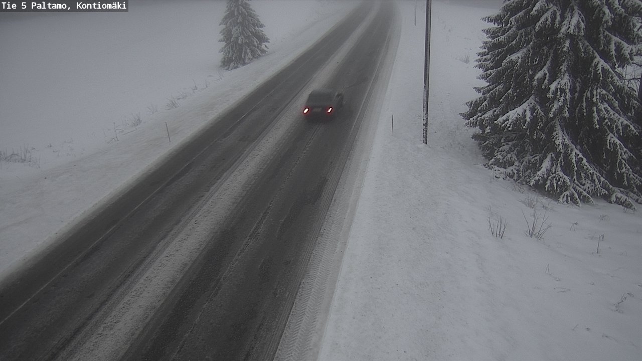 Weather Camera Image Road 5 Paltamo, Kontiomäki, Paltamo, Kainuu