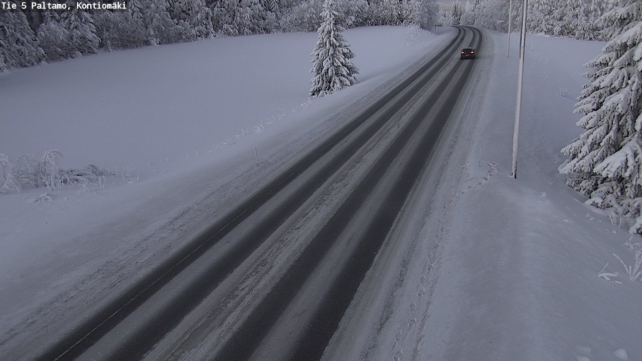 Weather Camera Image Väg 5 Paltamo, Kontiomäki, Paltamo, Kainuu
