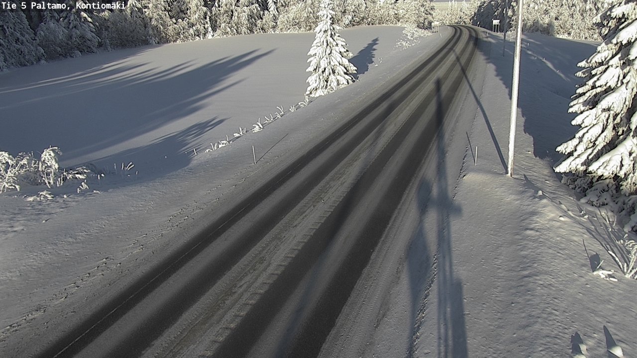 Weather Camera Image Väg 5 Paltamo, Kontiomäki, Paltamo, Kainuu