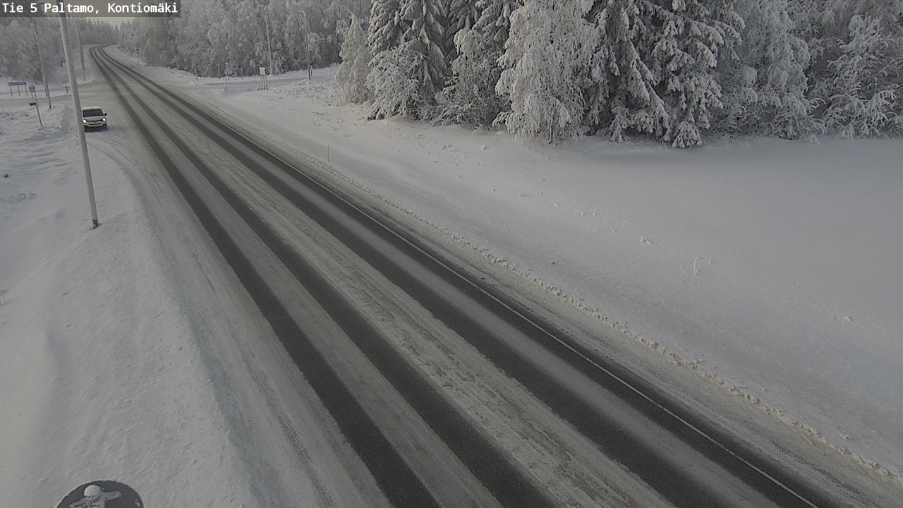 Weather Camera Image Väg 5 Paltamo, Kontiomäki, Paltamo, Kainuu