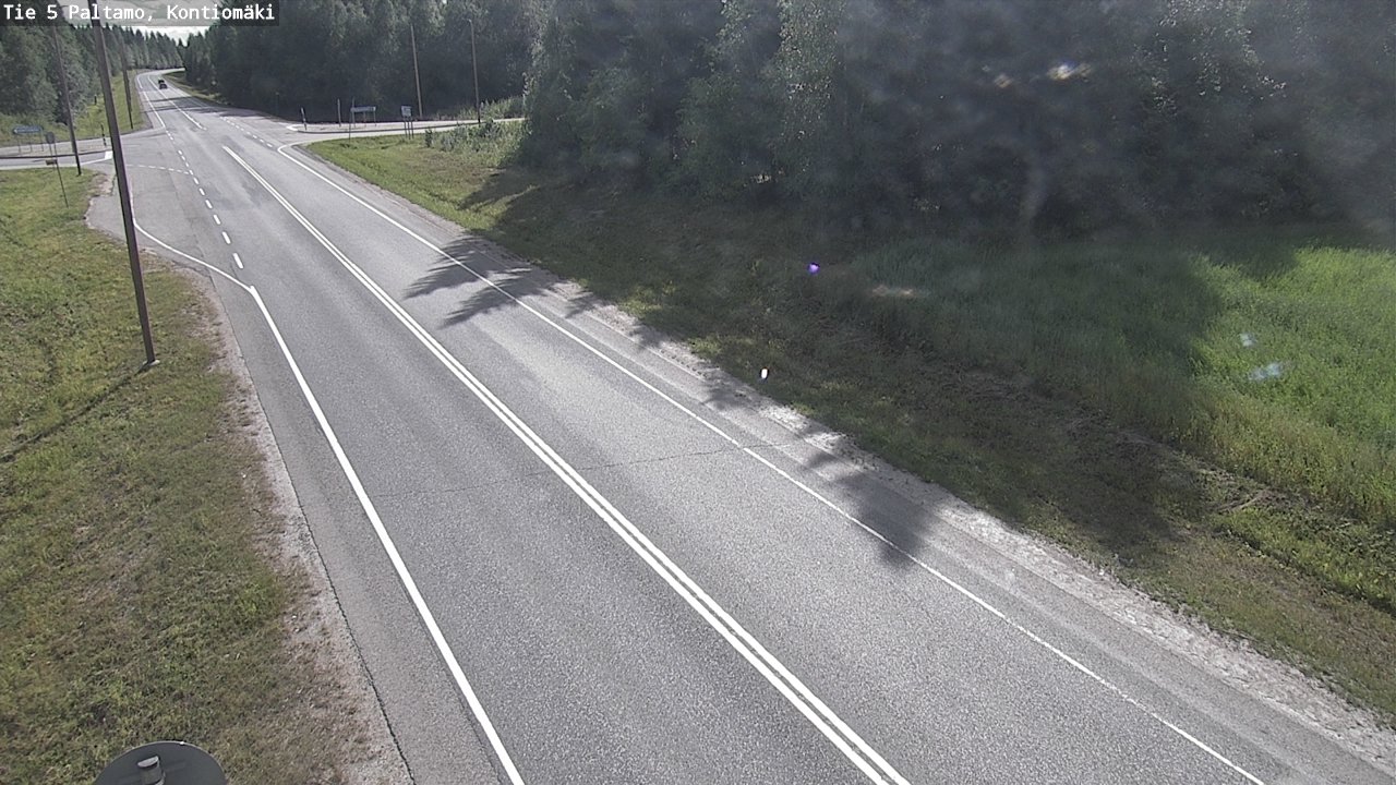 Weather Camera Image Väg 5 Paltamo, Kontiomäki, Paltamo, Kainuu