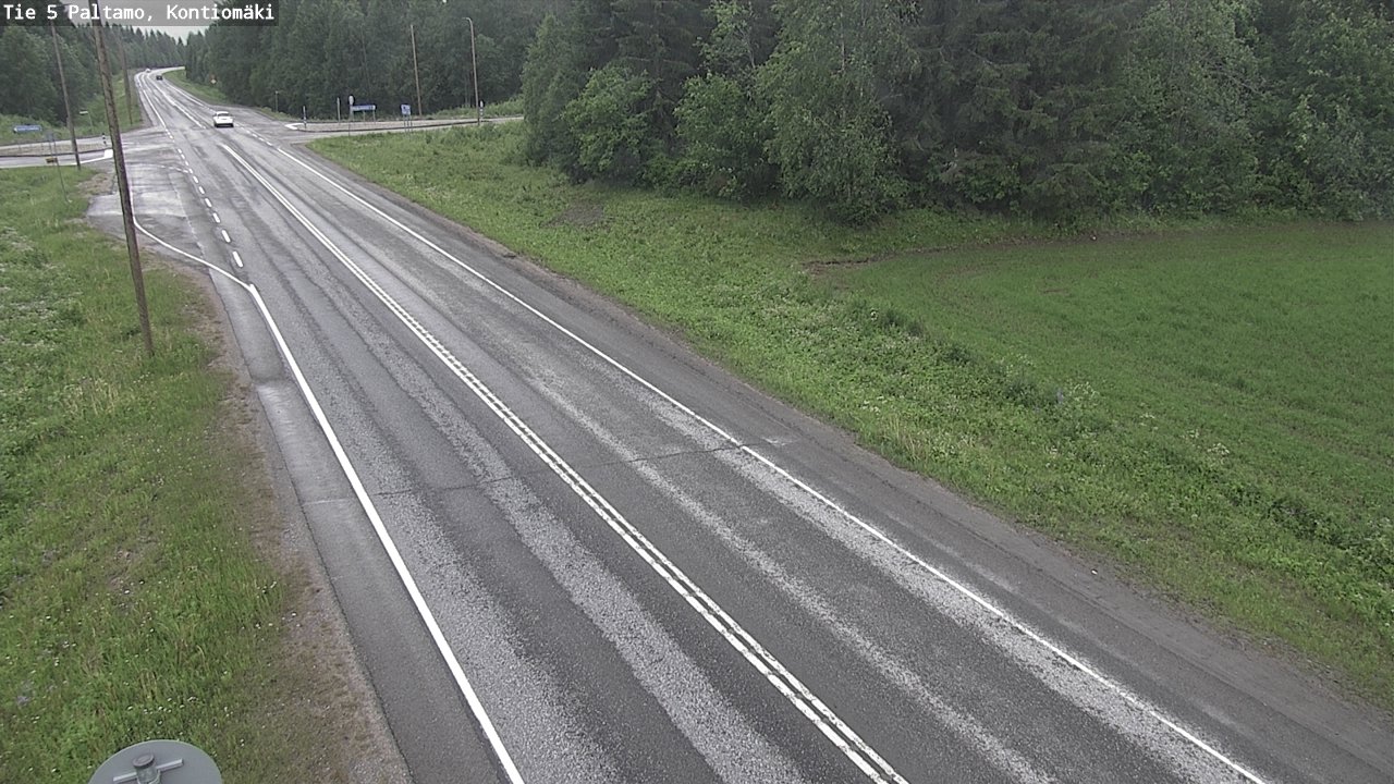 Weather Camera Image Road 5 Paltamo, Kontiomäki, Paltamo, Kainuu