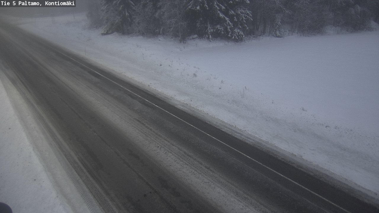 Weather Camera Image Road 5 Paltamo, Kontiomäki, Paltamo, Kainuu