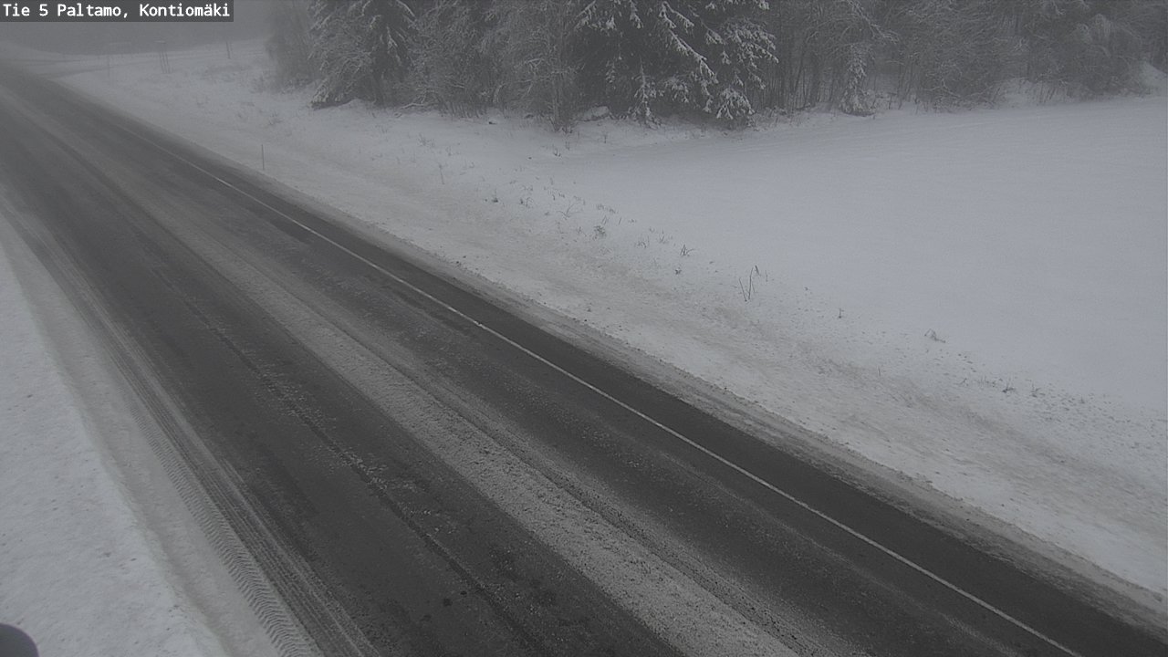 Weather Camera Image Road 5 Paltamo, Kontiomäki, Paltamo, Kainuu