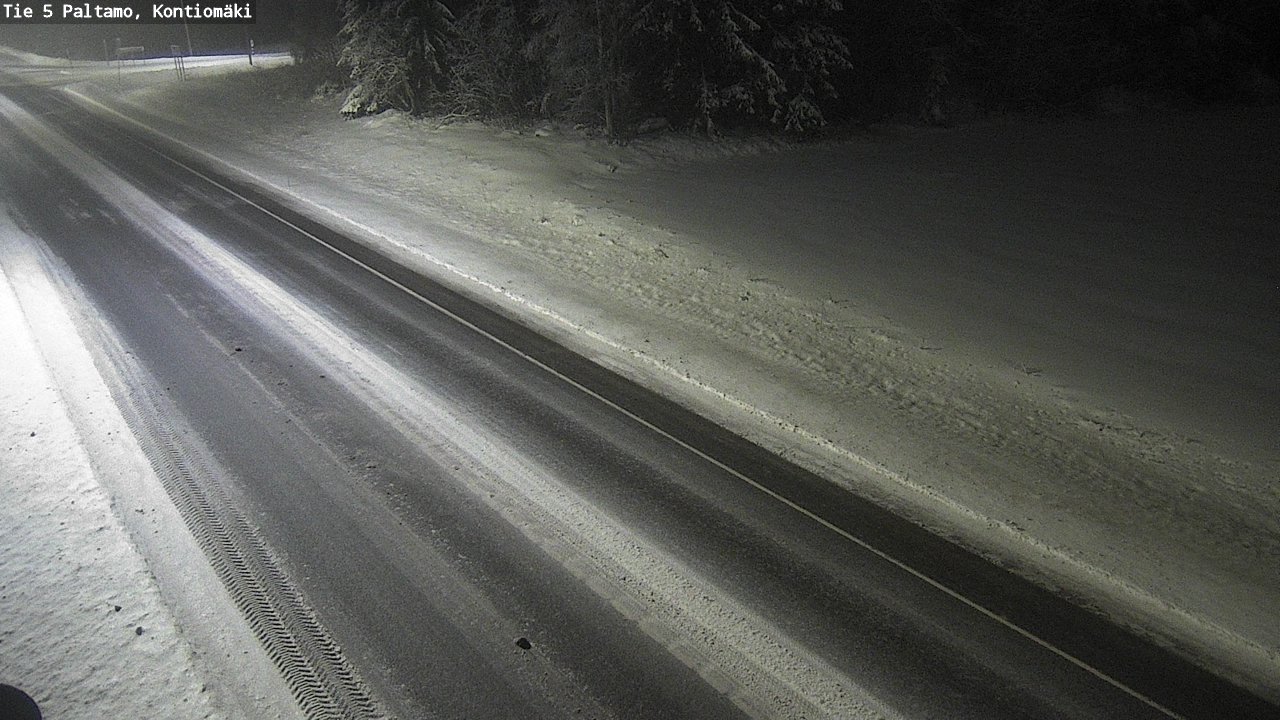 Weather Camera Image Road 5 Paltamo, Kontiomäki, Paltamo, Kainuu