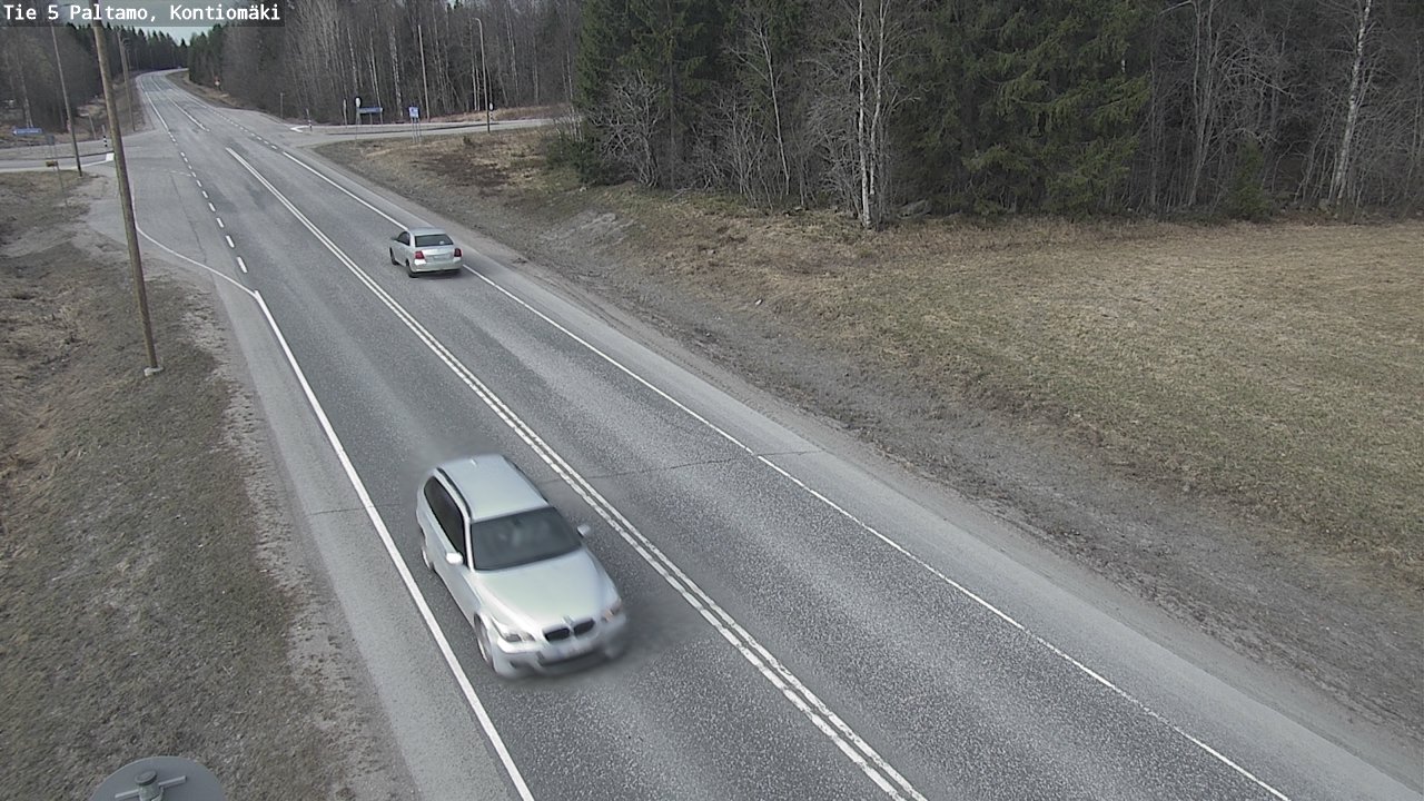 Weather Camera Image Road 5 Paltamo, Kontiomäki, Paltamo, Kainuu