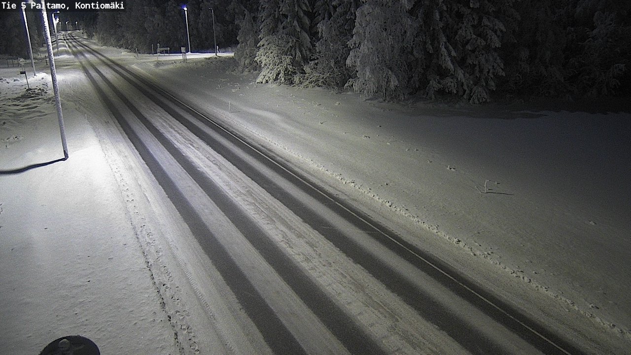 Weather Camera Image Väg 5 Paltamo, Kontiomäki, Paltamo, Kainuu