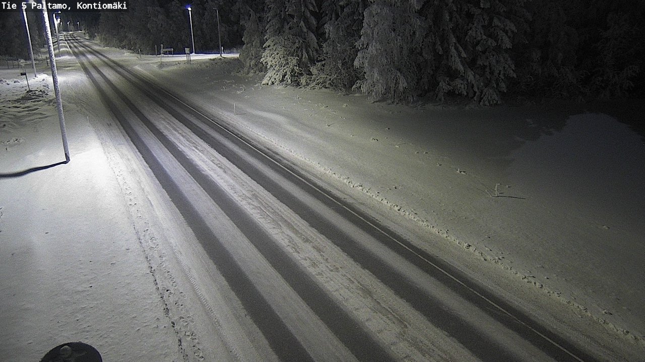 Weather Camera Image Road 5 Paltamo, Kontiomäki, Paltamo, Kainuu
