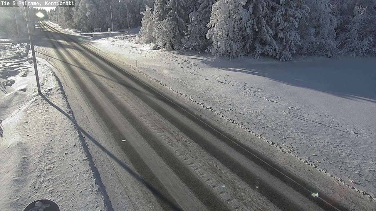 Weather Camera Image Väg 5 Paltamo, Kontiomäki, Paltamo, Kainuu