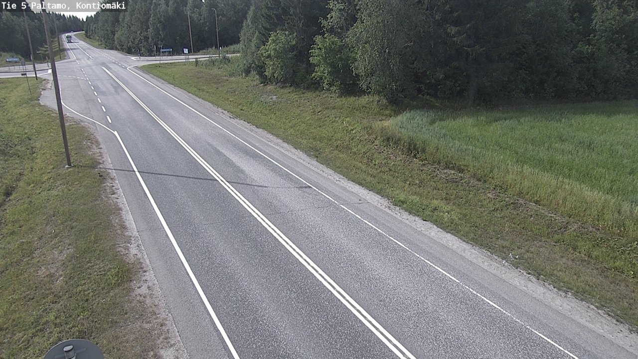 Weather Camera Image Road 5 Paltamo, Kontiomäki, Paltamo, Kainuu