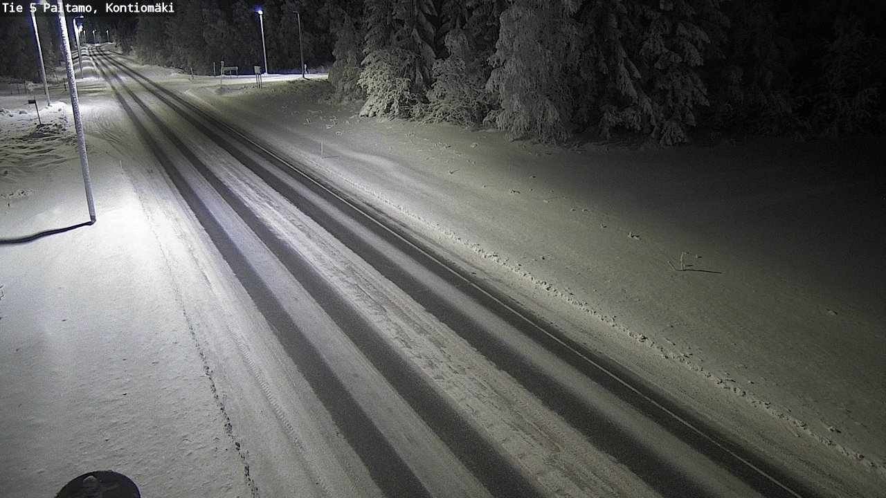 Weather Camera Image Väg 5 Paltamo, Kontiomäki, Paltamo, Kainuu