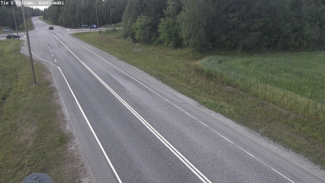 Weather Camera Image Road 5 Paltamo, Kontiomäki, Paltamo, Kainuu