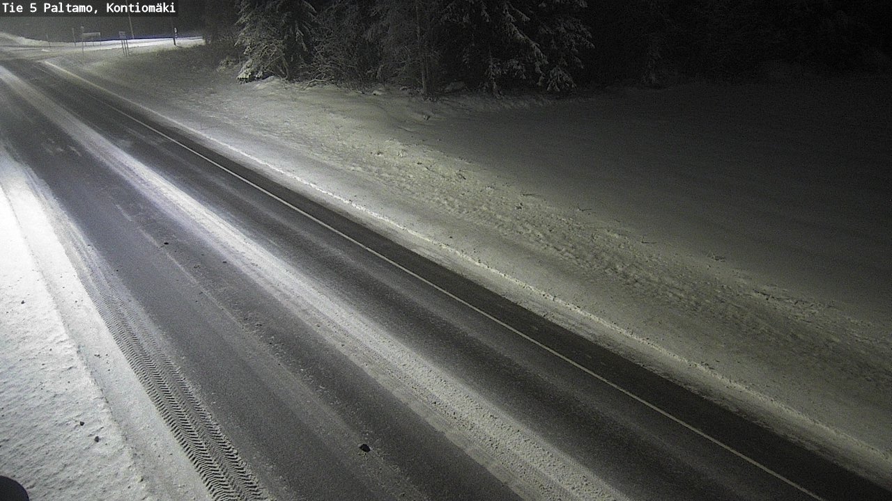Weather Camera Image Road 5 Paltamo, Kontiomäki, Paltamo, Kainuu