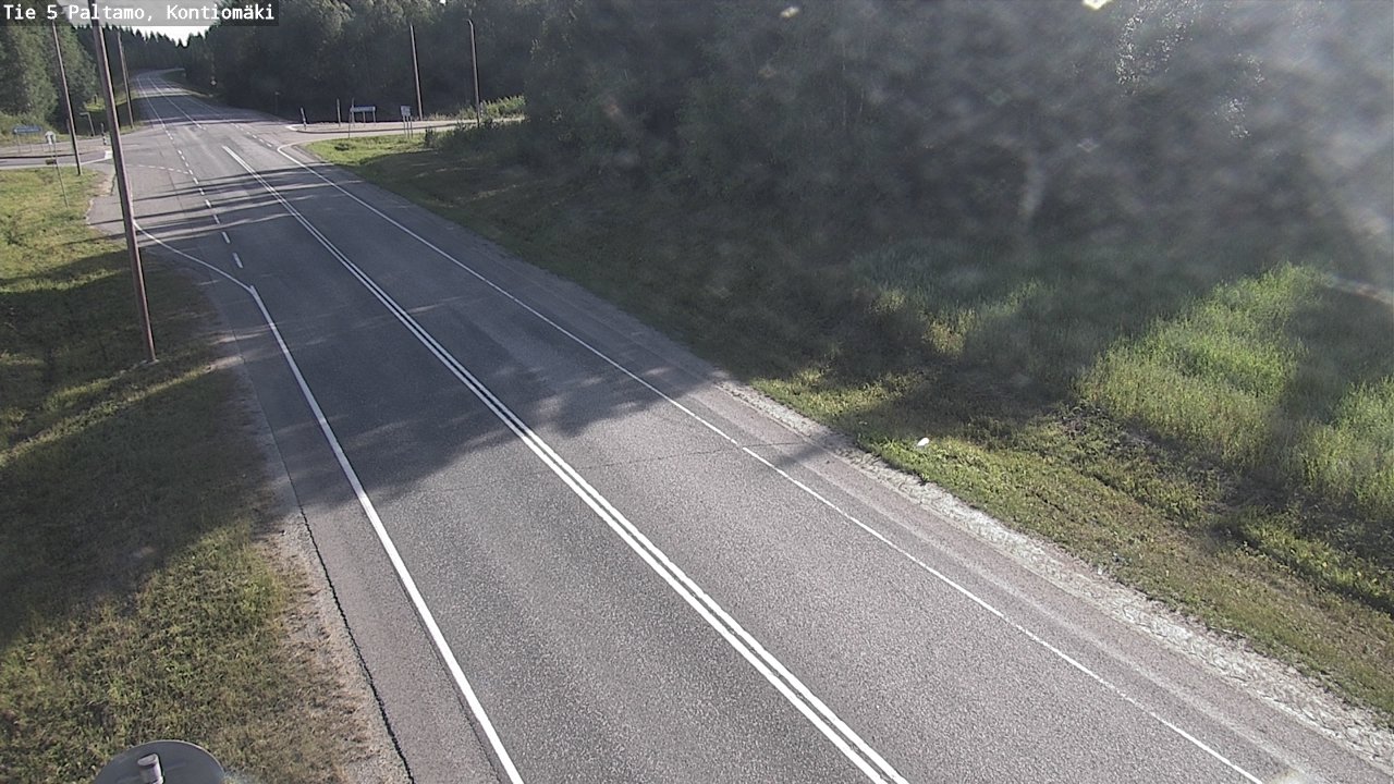 Weather Camera Image Väg 5 Paltamo, Kontiomäki, Paltamo, Kainuu