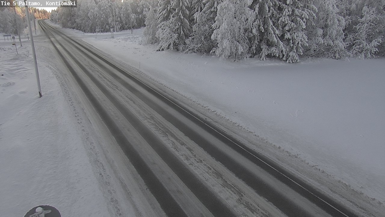 Weather Camera Image Väg 5 Paltamo, Kontiomäki, Paltamo, Kainuu