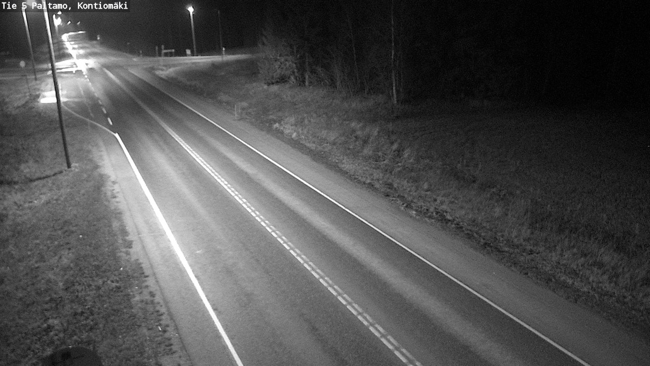 Weather Camera Image Väg 5 Paltamo, Kontiomäki, Paltamo, Kainuu