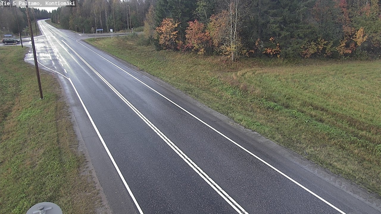 Weather Camera Image Road 5 Paltamo, Kontiomäki, Paltamo, Kainuu