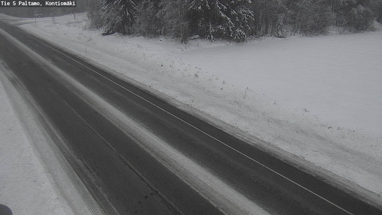 Weather Camera Image Road 5 Paltamo, Kontiomäki, Paltamo, Kainuu