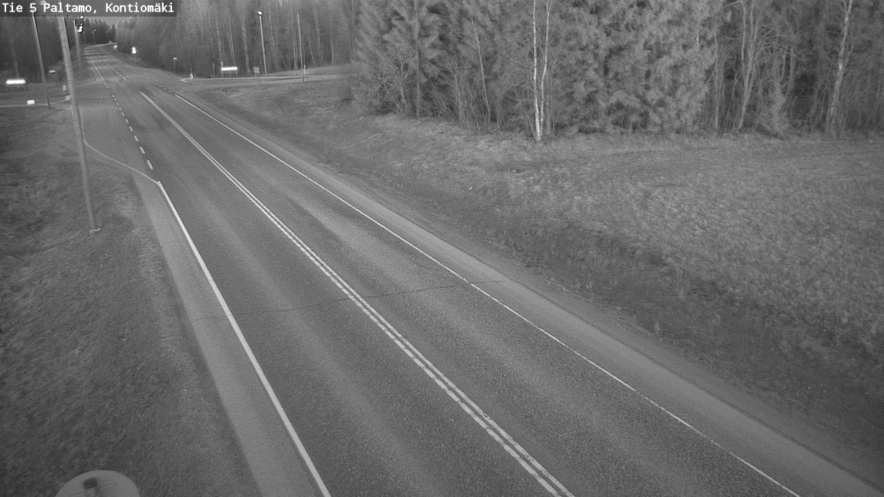 Weather Camera Image Road 5 Paltamo, Kontiomäki, Paltamo, Kainuu