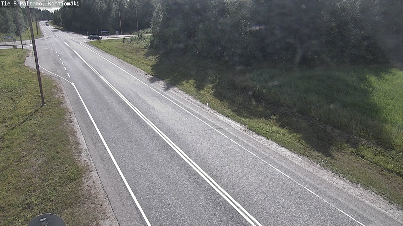 Weather Camera Image Väg 5 Paltamo, Kontiomäki, Paltamo, Kainuu