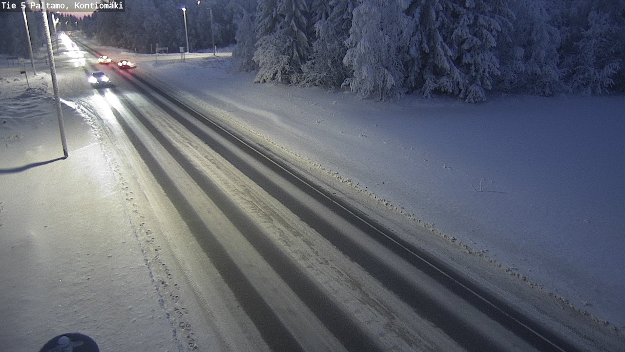 Weather Camera Image Väg 5 Paltamo, Kontiomäki, Paltamo, Kainuu