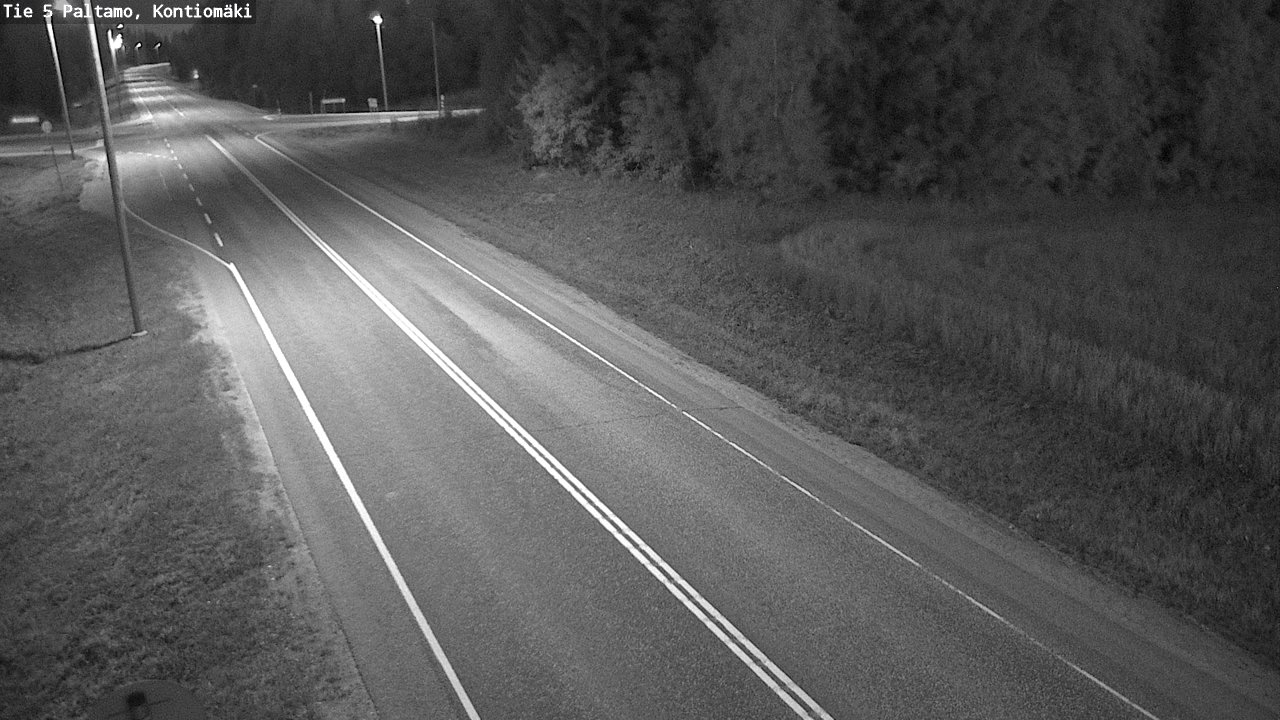 Weather Camera Image Väg 5 Paltamo, Kontiomäki, Paltamo, Kainuu