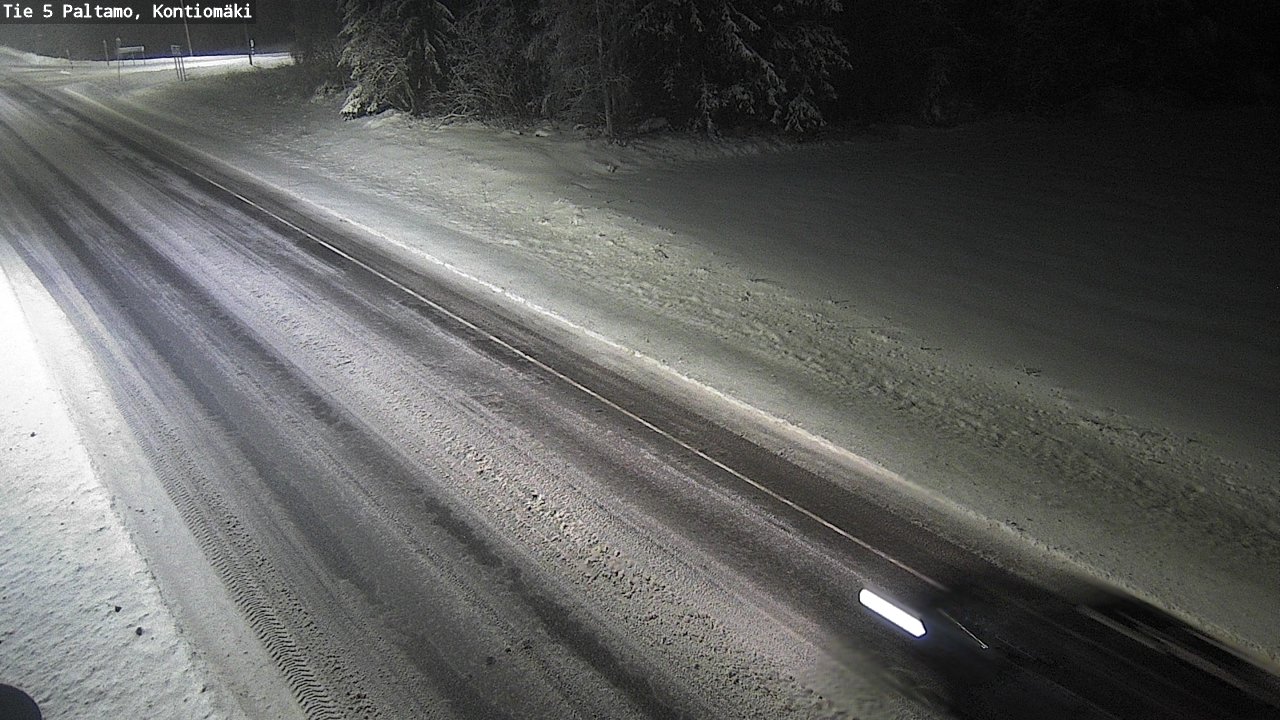 Weather Camera Image Road 5 Paltamo, Kontiomäki, Paltamo, Kainuu